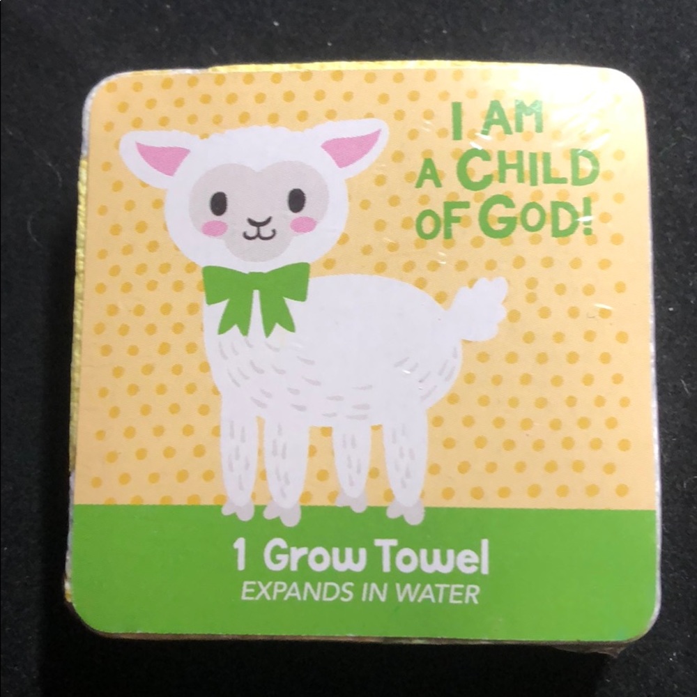 I Am a Child of God Grow Washcloth